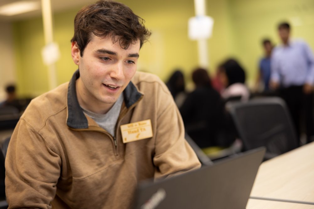 Will Russo as student Teaching Assistant