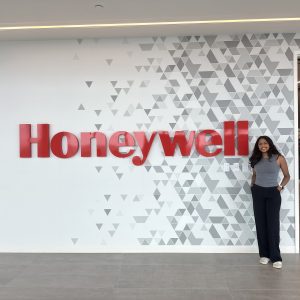 Anisha Nannapaneni, triple-major in data science, business analytics and management information systems, interned at Honeywell in summer 2025.